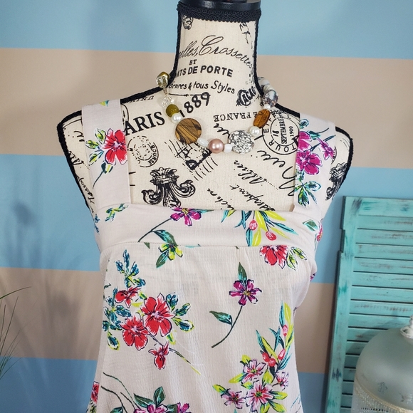 NWT Time and Tru Floral Tank Top - Picture 2 of 10